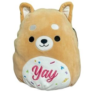 NWT Angie the Shiba Inu Dog with "Yay" 10" Squishmallows